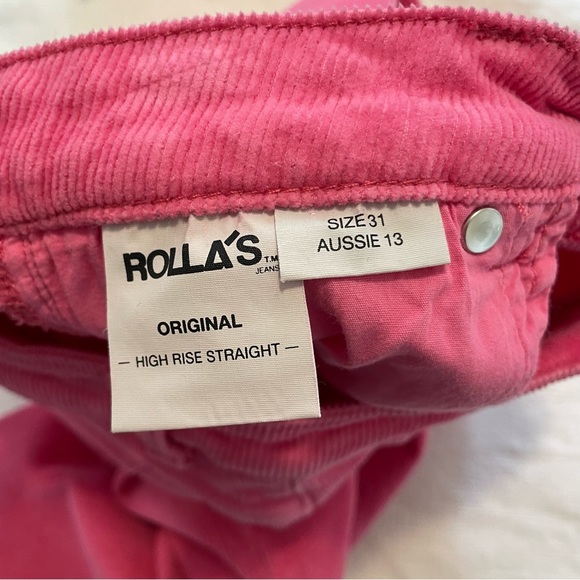 ROLLA’S Original High Rise Straight Pink Pants - Picture 5 of 5